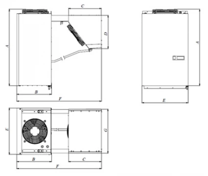 Холодильный моноблок Север BGM 320 S
