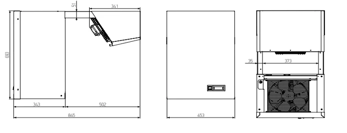 Холодильный моноблок МХМ MMN 106