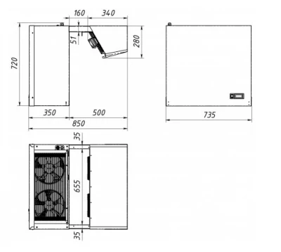Холодильный моноблок МХМ МMN 228