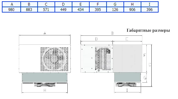 Холодильный моноблок Север BSB 218 S