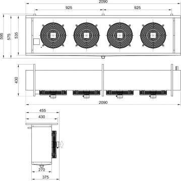 Сплит-система низкотемпературная Intercold LCM 583