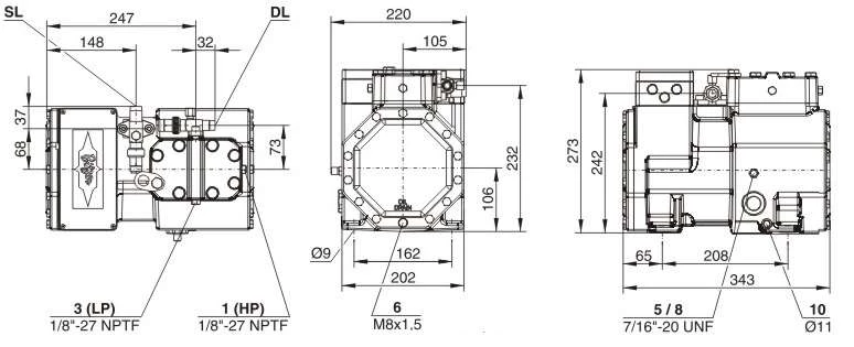 Холодильный агрегат Bitzer 4CC-6,2 БУ
