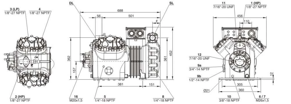 Холодильный агрегат BITZER 4H-15,2 БУ
