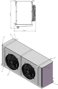 Воздухоохладитель ВСА 14.5/402B