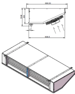 Воздухоохладитель ВVA 4/302B Воздухоохладитель ВVA 4/302B