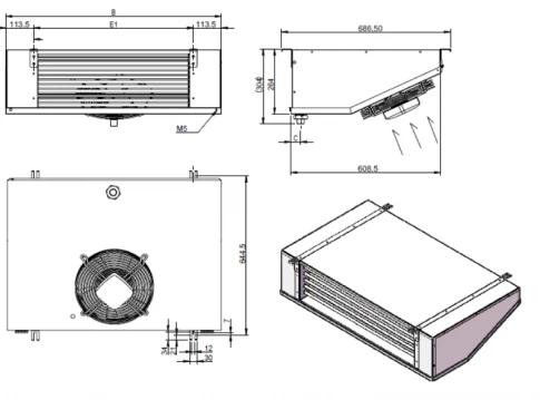 Воздухоохладитель ВVA 3/301B Воздухоохладитель ВVA 3/301B