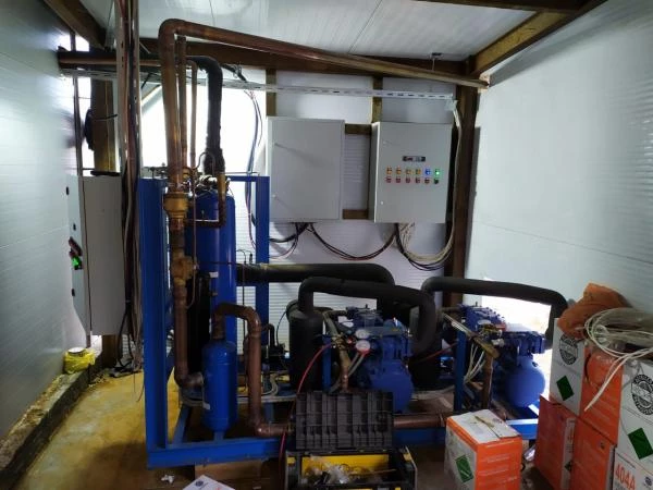 Холодильный агрегат для хранения молочной продукции