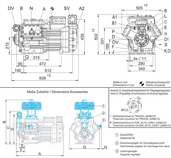Bock HGX7/2110-4S Схема