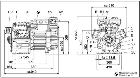 Bock HGX88e/2735-4 Схема