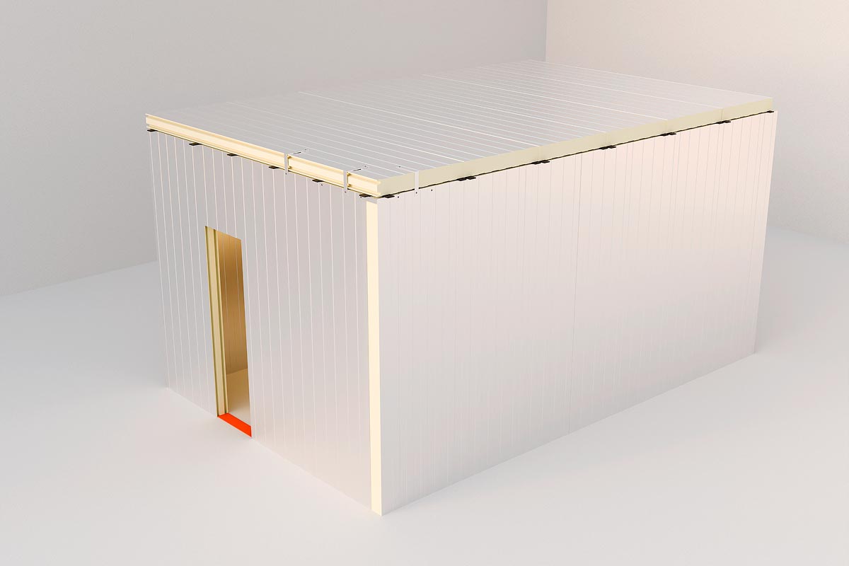 Монтаж холодильных камер из сэндвич-панелей