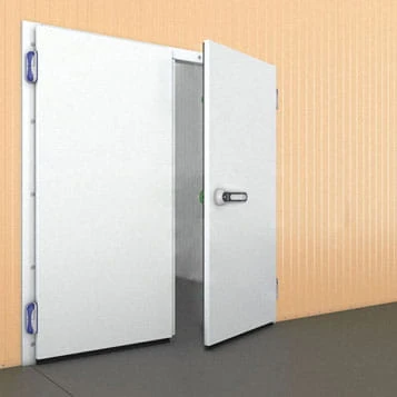 Двустворчатые холодильные двери