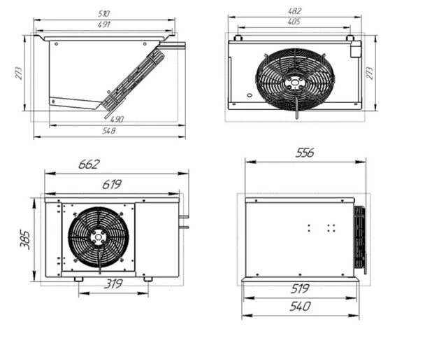 Габариты модель Intercold МСМ 115 Evolution