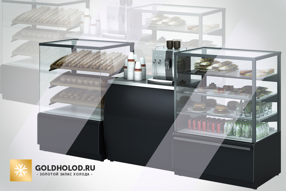 Классификация кондитерских холодильных витрин