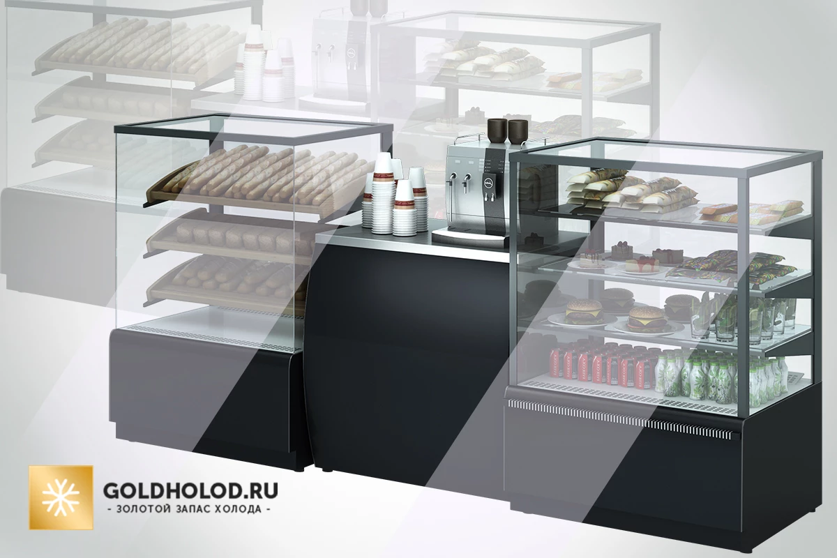 Классификация кондитерских холодильных витрин