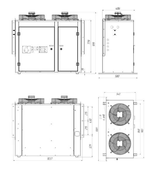 Cплит-система для холодильных камер