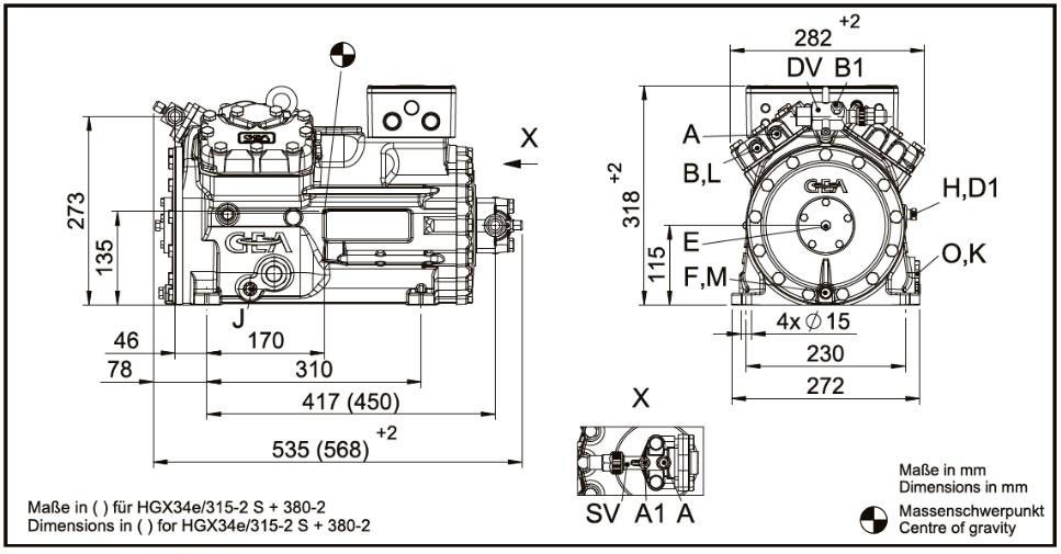 Bock HGX34e/215 4 Схема Bock HGX34e/215 Схема