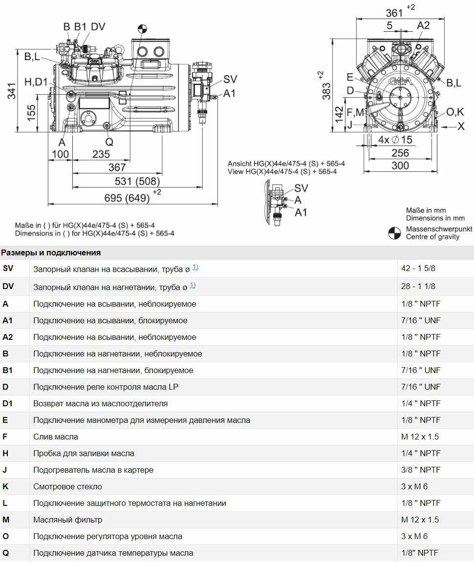 Bock Bock HGX44e/665-4 Схема