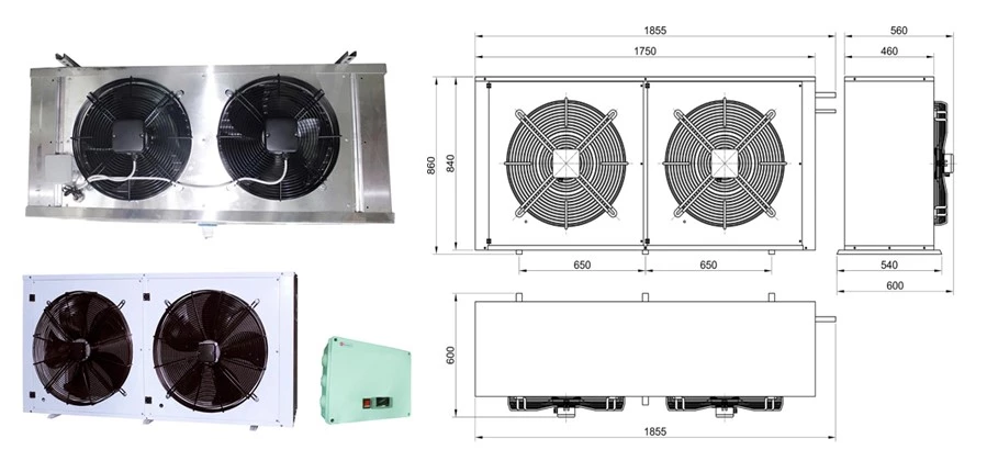 Внешний вид и схема сплит-системы Intercold LCM 6131 